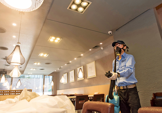  Indoor Cleaning and Sterilization <br>Professionals Onboard